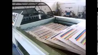 Oppliger Accoppiatrice / Sheet to sheet Laminator Sintesy 205 ( Compilation )