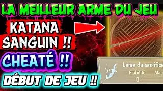 CODE VEIN II: LA MEILLEUR ARME KATANA DÉBUT DE JEU CHEATER 😍😱