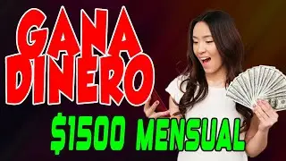 GANA 🤑 1500 DOLARES MENSUAL 🏠 TRABAJA DESDE CASA