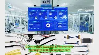 Arn&eacute;s de cable Factory Micro Coaxial LVDS Cable I-PEX 20345-040T-32R Cable micro coaxial personaliza