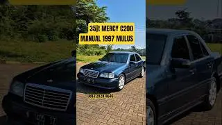 35jt MERCEDES-BEN C200 1996 Kondisi Mulus sehat surat tertip di Atmajaya Malang #real #mobilbekas