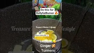 See what happens when you mix turmeric and ginger! #bellyfatburner #flattummy #weightlossjourney