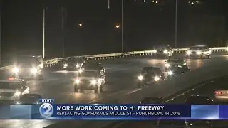 More work coming to newly paved H-1 Freeway