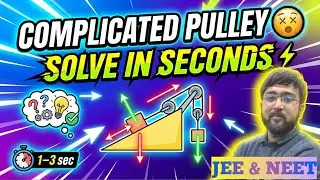 Pulley & Wedge Problems in Seconds 🔥 | Constrained Motion Tricks | JEE & NEET Physics