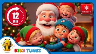 12 Minuten Weihnachtslieder für Kinder – Deutscher Mix 🎄 Jingle Bells, Stille Nacht & mehr