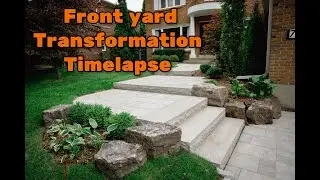Amazing Front Yard Makeover - Time-Lapse Transformation