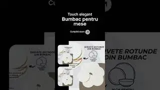 Cotton elegant pentru mese