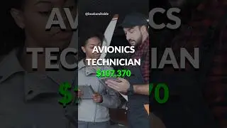 Avionics Technician | $107,370 to install and maintain the navigation systems in aircrafts 👨&zwj;🔧 🛩️ 🚁