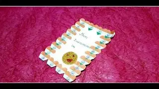 How to make a greeting card from paper flag || Independence day craft || Greeting card