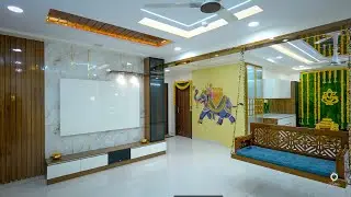 My Home Tridasa 3BHK flat interior designing by TEJAS INTERIORS PVT LTD