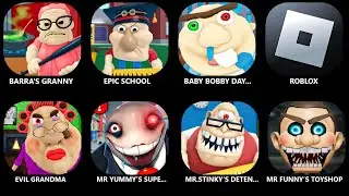 ROBLOX:BARRA'S GRANNY HOUSE (SCARY OBBY),EPIC SCHOOL ESCAPE! (OBBY),MR FUNNY'S TOYSHOP!#roblox