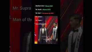 India at big 6 male beauty pageant #misterindia #misterworld #misterglobal #india #indian