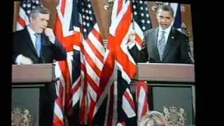 President Obama responds to football question at join UK-US press conference