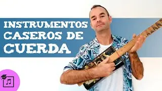 Fabrica tus propios INSTRUMENTOS musicales de CUERDA con material RECICLADO 🔥🪕