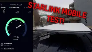 Starlink Mobility RV Test! City vs. rural area (SpaceX Internet)