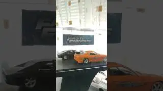 toyota supra vs dodge charger race fast and furious 1 model car , race scene