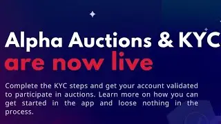 Steps to KYC on Alpha Network
