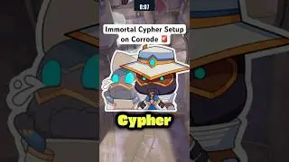 БЕЗУМНАЯ настройка Cypher на Corrode (зона A) #valorant