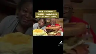 HUGE BREAKFAST TOASTER SANDWICH (Better than Sonic)