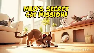 Milo the Cat-Dog Hybrid 🐾 | Heartwarming Bedtime Story for Kids About Being Yourself #bedtimestory