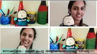 Headshaking Doll using coconut Shell Craft ideas/ DIY Coconut Shell Show piece ideas #coconutshell