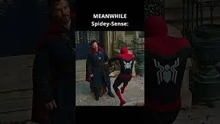 SPIDEY SENSE 🕷️ TOO COOL TO IGNORE! #peterlovers #marvel #spiderman  #doctorstrange #spideysense