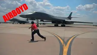 Three B-1 Bombers Takeoff • Dyess AFB
