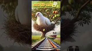 ek kabutar train ki patari per seb ka ped lagati Hai ||🛤️🚆😱😭😭. shorts