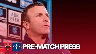 PRE-MATCH PRESS: Willie Peters discusses the Red Devils, Peta Hiku and more!