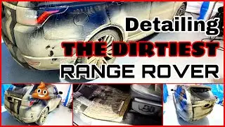 DEEP Cleaning A Filthy Range Rover Sport Supercharged | Satisfying Car Detailing Wash & Interior