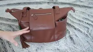 Lily Jade Madeline- packed for quick transition between bags + little scare with leaked drink bottle
