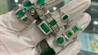 Jibran Gems  is live|silver Emerlad Rings|emerlad ring| zamrud|jewellery|jisa gems and jewellery