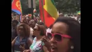 Ethiopian in DC protesting against TPLF