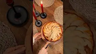 Ricotta pie with pears