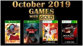 Xbox Live Games With Gold October 2019