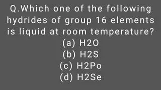 Imp MCQs on Elements of Groups 16, 17 and 18 | MHT CET 2021| Yash Academy