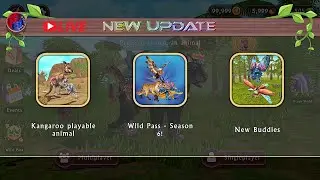 🔴 LIVE | WildCraft: NEW UPDATE🦘Kangaroo - WildPass-Season 6 - New Map Australia and More  |