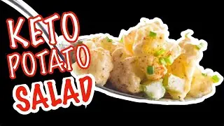 Keto Potato Salad | Low carb cauliflower salad | Mock Low Carb Potato Salad Recipe