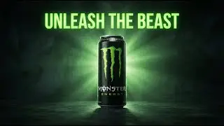 Green Energy Flow:  @MonsterEnergy Unleash the Beast. By @patagon-iart 