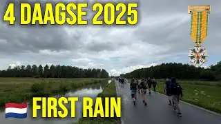 🌧️ First Rain Hits Day 1 of 4Daagse 2025 | Nijmegen in 4K