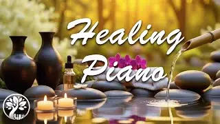 Calm Piano Music with Natural Water Sounds 💧 Spa Music for Deep Healing & Meditation 🌿