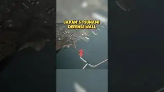 Japan&rsquo;s tsunami defense wall #fyp #knowledge #interesting #popularscience #world