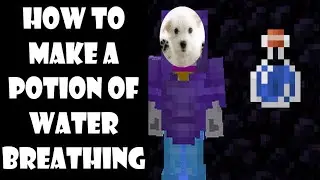 How to make a potion of water breathing in minecraft