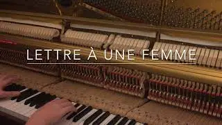 LETTRE A UNE FEMME (NINHO) - PIANO COVER - C&Eacute;LESTUDIO