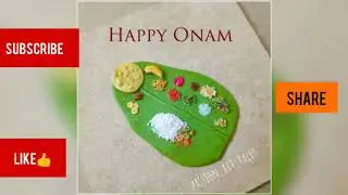Onam special Sadhya | Miniature clay model | Happy Onam!!!