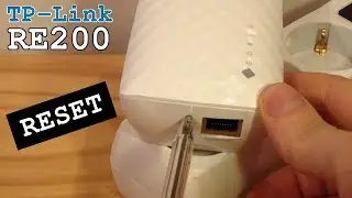 TP-Link RE200 Factory Reset &bull; Erase all Settings