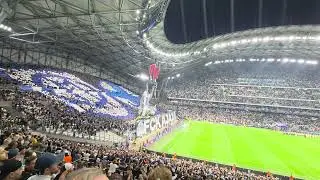 OM-AJAX entr&eacute;e des joueurs + compo &eacute;quipe 30/09/2025