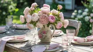 French Country Cottage D&eacute;cor with Pink Accents - Romantic & Timeless Home Inspiration