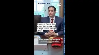 President Trump, Secr. Rubio discuss foreign policy and ongoing legal battle during cabinet meeting