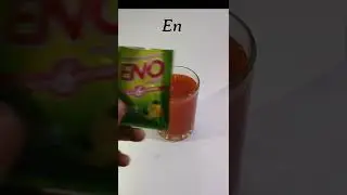 🔥 eno and vinegar reaction😱|simple science experiment with eno #experimentado#trending